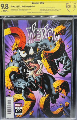 Venom #35 Mark Bagley Variant CBCS 9.8 Yellow Label