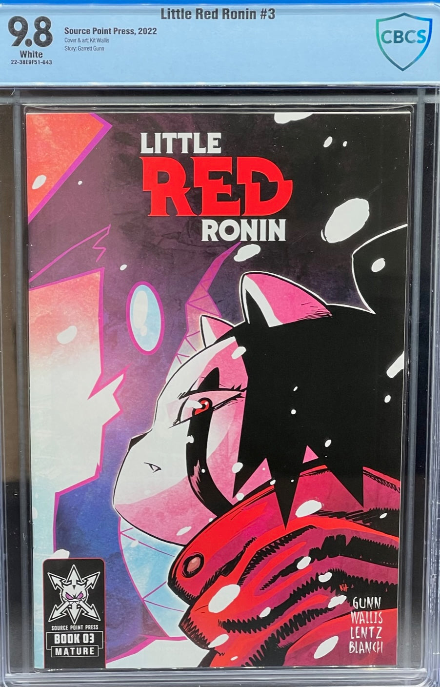 Little Red Ronin #3 CBCS 9.8 Blue Label