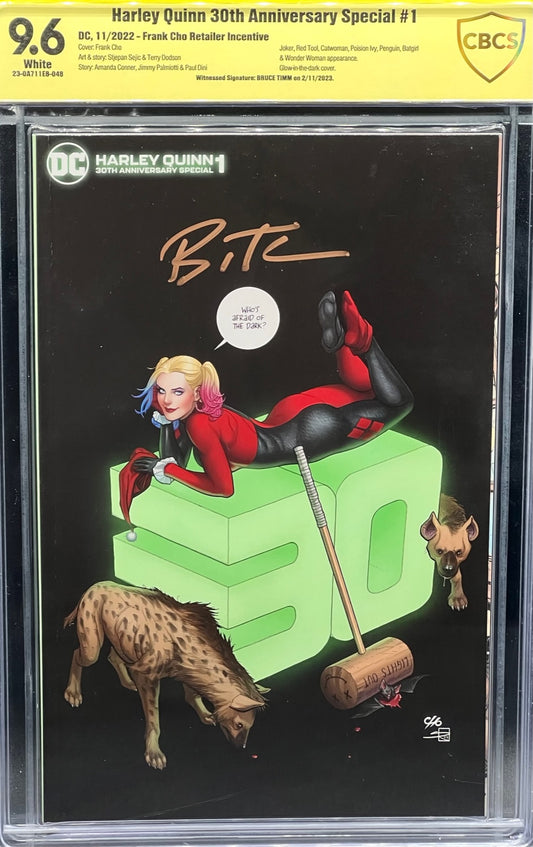 Harley Quinn 30th Anniversary Special #1 Frank Cho Retailer Incentive CBCS 9.6 Yellow Label