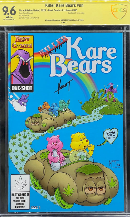 Killer Kare Bears #nn Best Comics Exclusive CMC CBCS 9.6 Yellow Label Marat Mychaels