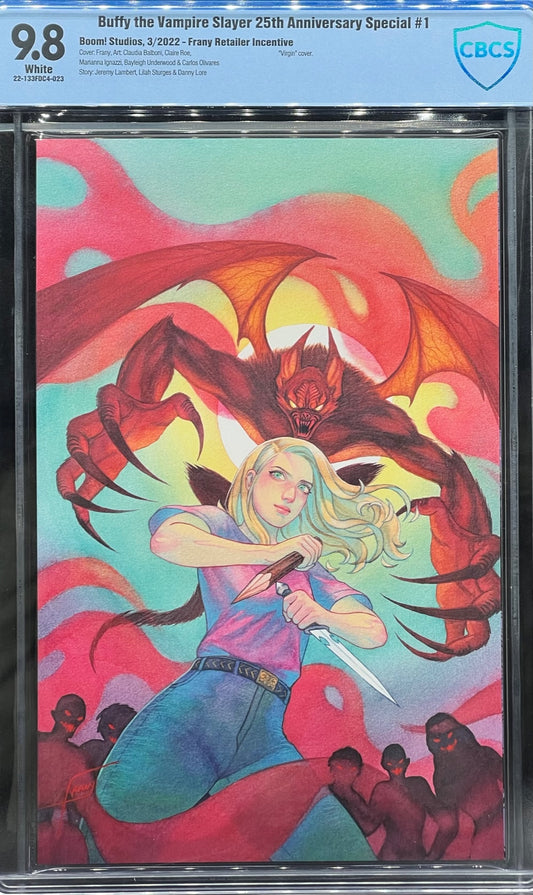 Buffy the Vampire Slayer 25th Anniversary Special #1 Frany Retailer Incentive CBCS 9.8 Blue Label