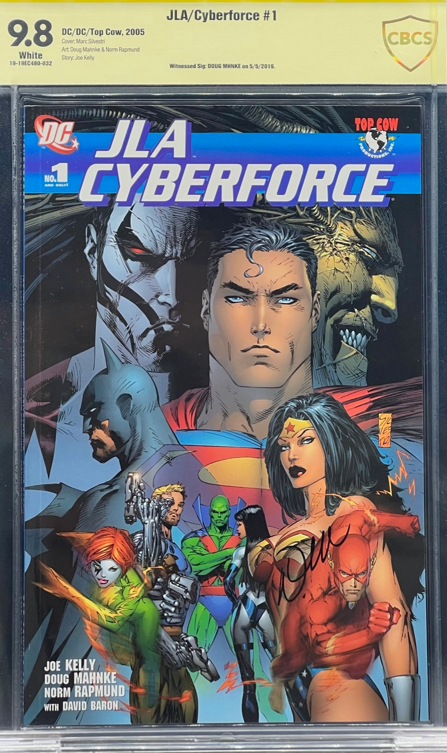 JLA/Cyberforce #1 CBCS 9.8 Yellow Label Doug Mhnke