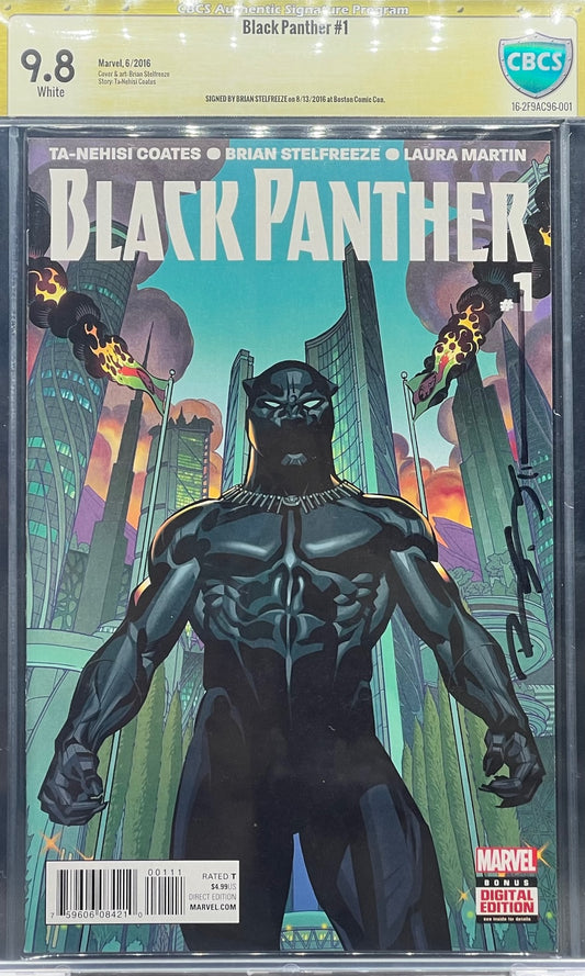 Black Panther #1 CBCS 9.8 Yellow Label Brian Stelfreeze
