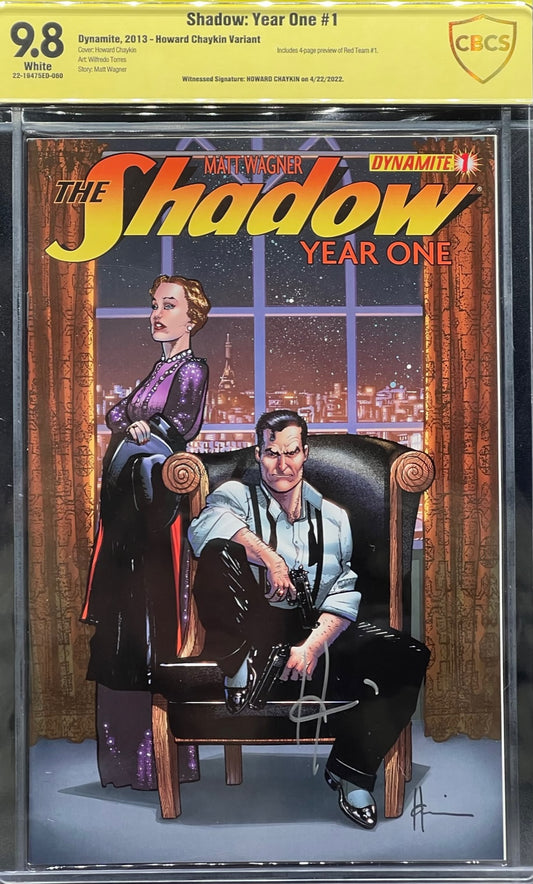 Shadow: Year One #1 Howard Chaykin Variant CBCS 9.8 Yellow Label