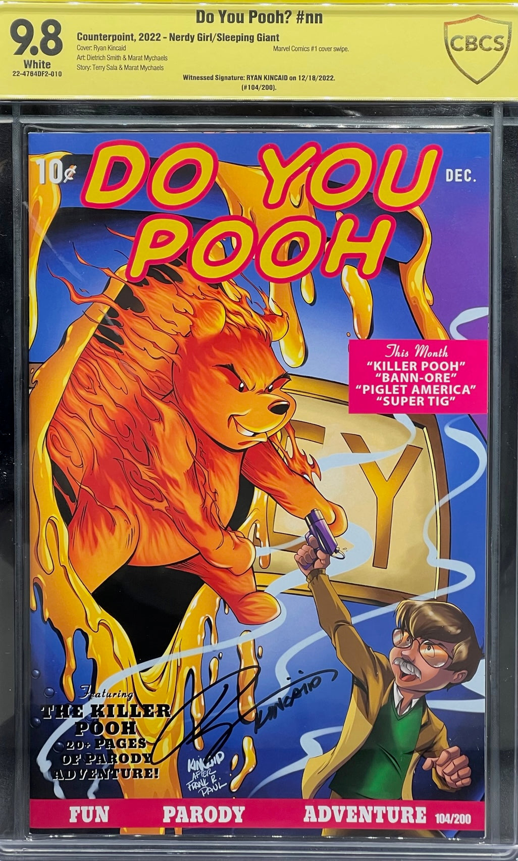 Do You Pooh? #nn Nerdy Girl/Sleeping Giant CBCS 9.8 Yellow Label Ryan Kincaid