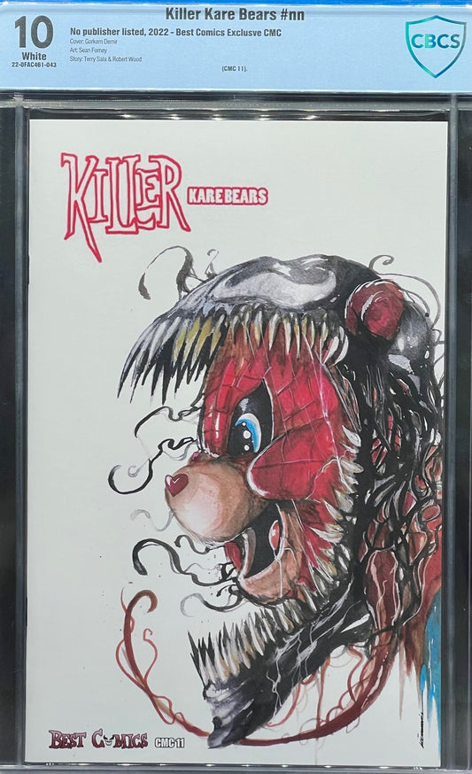 Killer Kare Bears #nn Best Comics Exclusive CMC CBCS 10 Blue Label