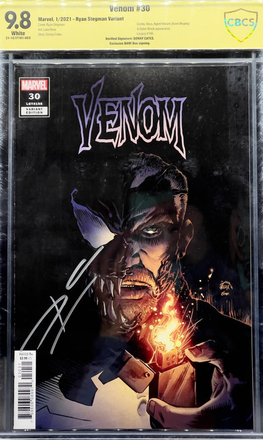 Venom #30 Ryan Stegman Variant CBCS 9.8 Yellow Label Donny Cates