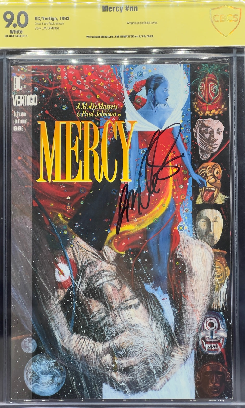 Mercy #nn (1993) CBCS 9.0 Yellow Label J.M. Dematteis