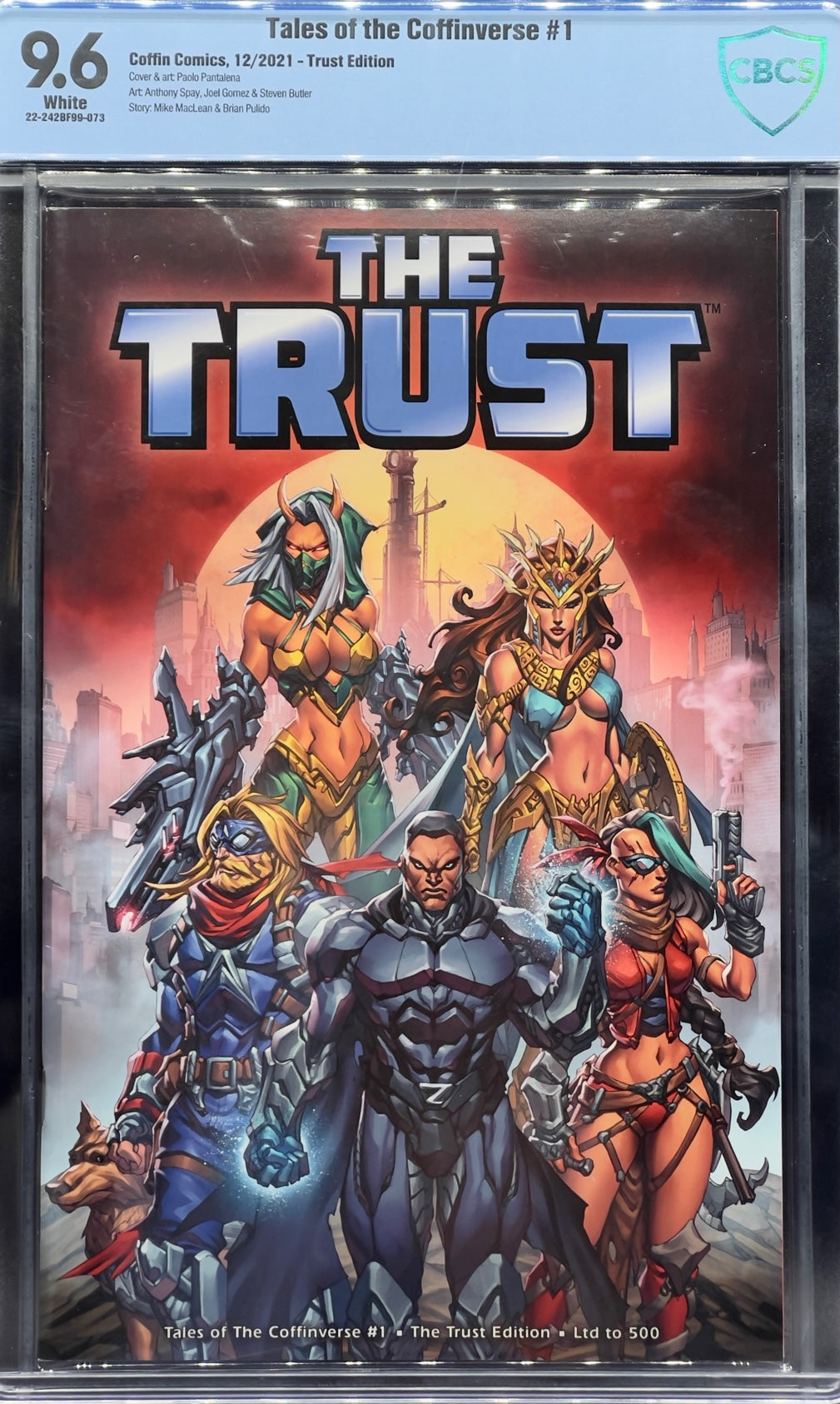 Tales of the Coffinverse #1 Trust Edition CBCS 9.6 Blue Label