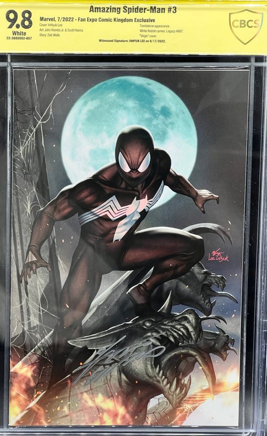 Amazing Spider-Man #3 Fan Expo Comic Kingdom Exclusive CBCS 9.8 Yellow Label InHyuk Lee
