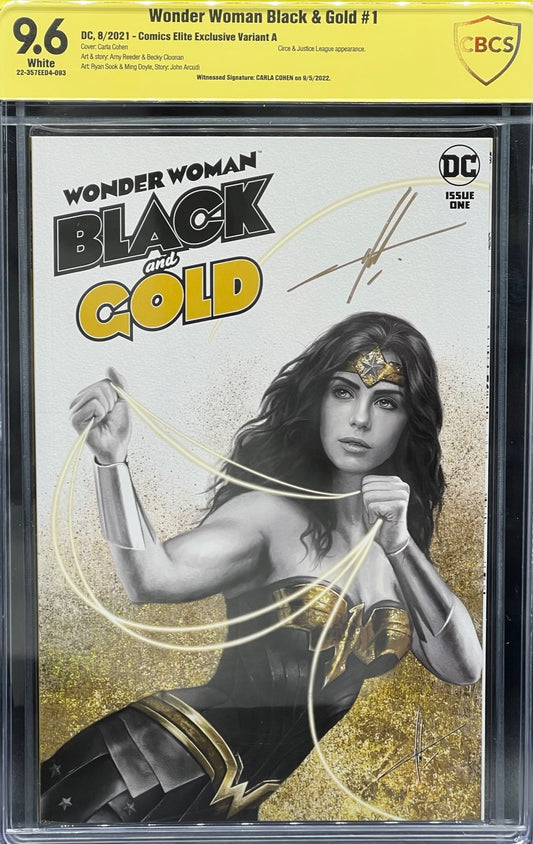 Wonder Woman Black & Gold #1 CBCS 9.6 Yellow Label Carla Cohen