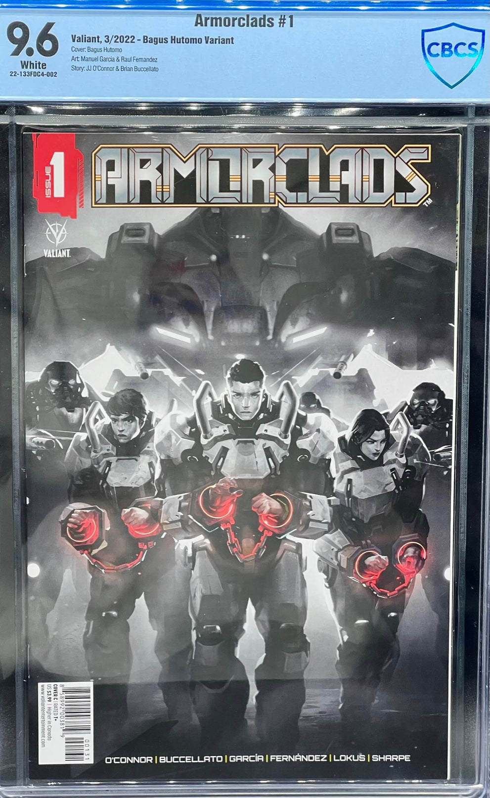 Armorclads #1 Bagus Hutomo Variant CBCS 9.6 Blue Label