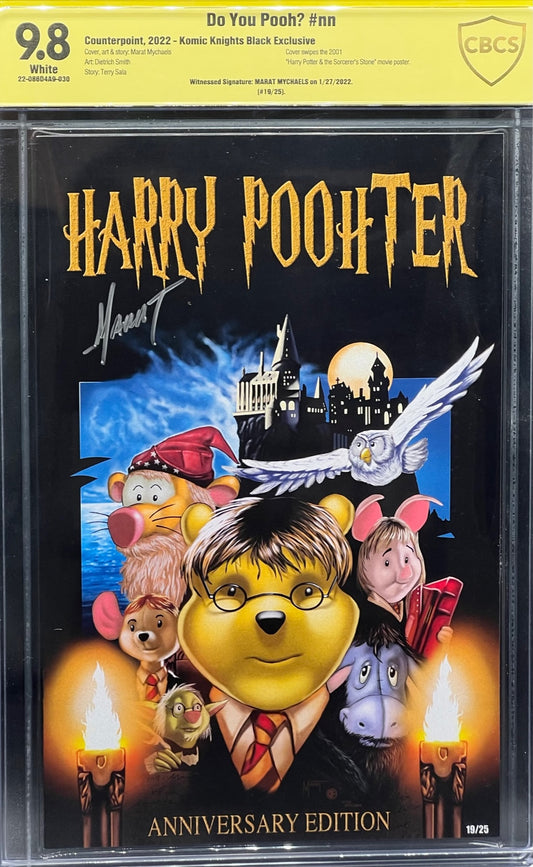 Do You Pooh? #nn Komic Knights Black Exclusive CBCS 9.8 Yellow Label Marat Mychaels