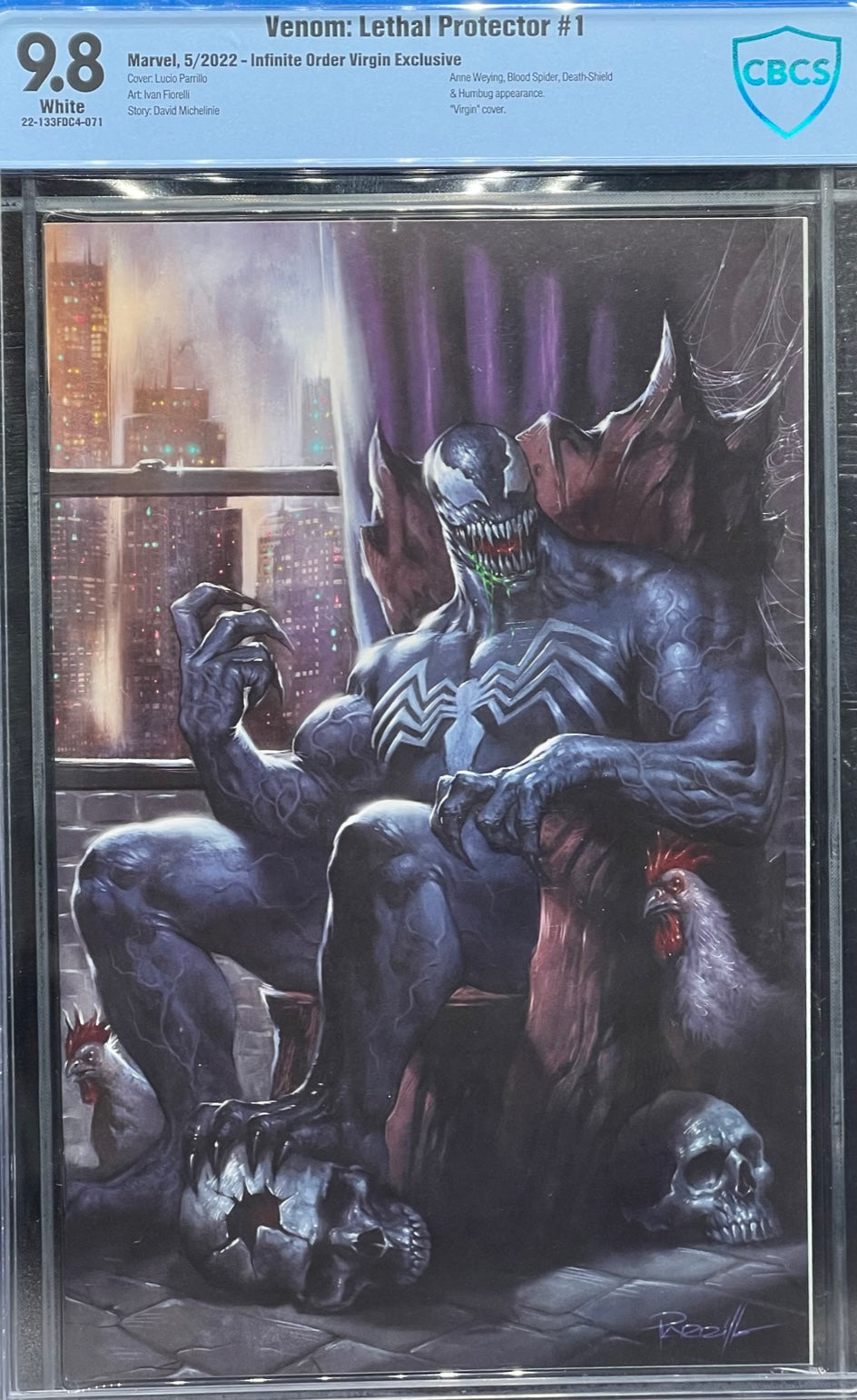 Venom: Lethal Protector #1 Infinite Order Virgin Exclusive CBCS 9.8 Blue Label