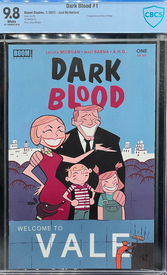 Dark Blood #1 Juni Ba Variant CBCS 9.8 Blue Label