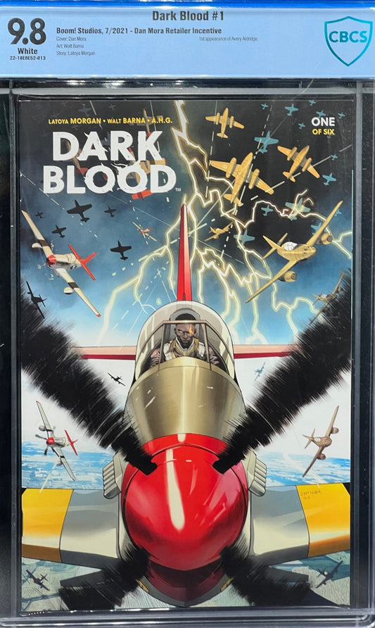 Dark Blood #1 Dan Mora Retailer Incentive CBCS 9.8 Blue Label