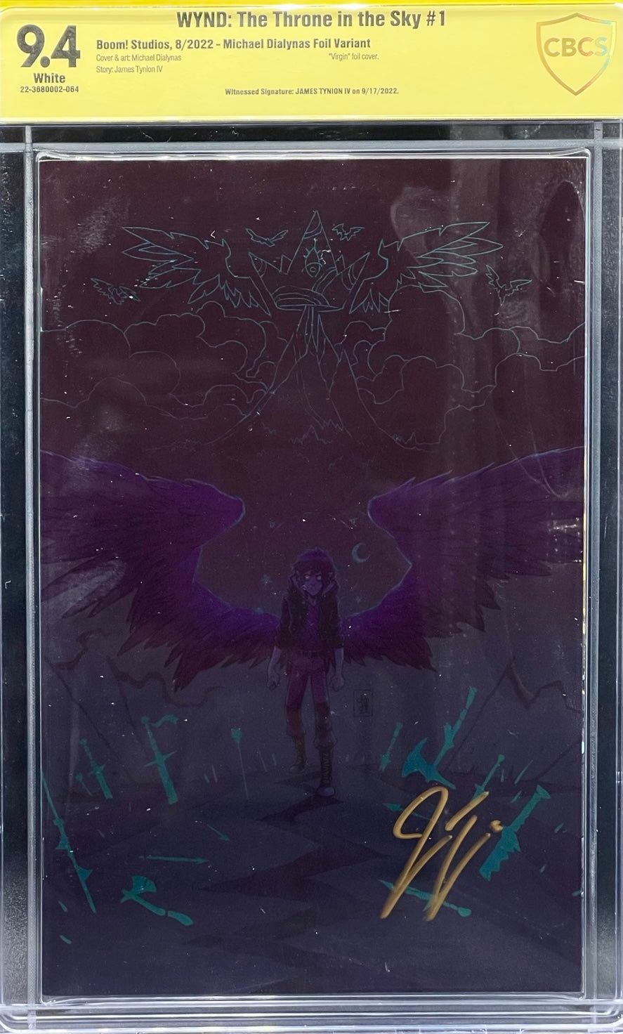 WYND: The Throne in the Sky #1 Michael Dialynas Foil Variant CBCS 9.4 Yellow Label James Tynion IV