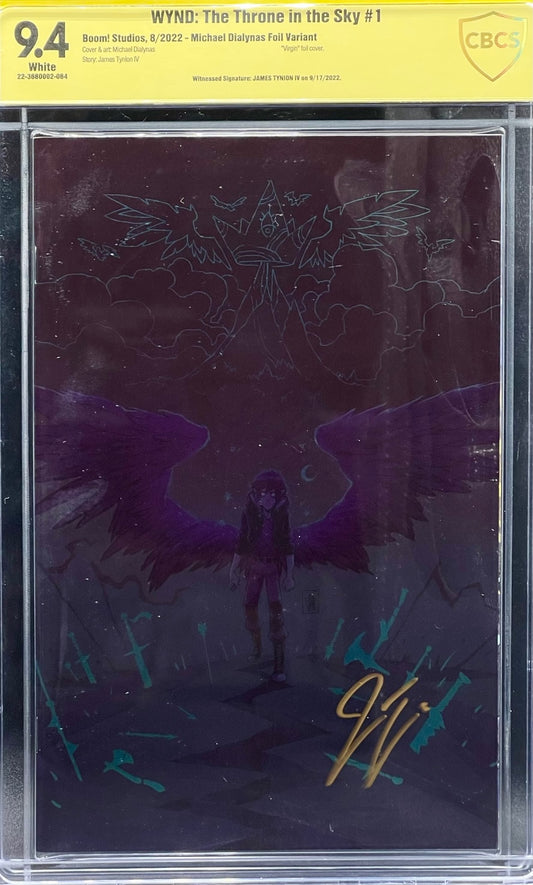 WYND: The Throne in the Sky #1 Michael Dialynas Foil Variant CBCS 9.4 Yellow Label James Tynion IV