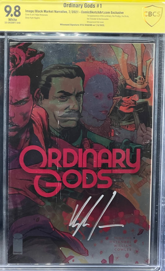 Ordinary Gods #1 ComicSketchArt.com Exclusive CBCS 9.8 Yellow Label Kyle Higgins