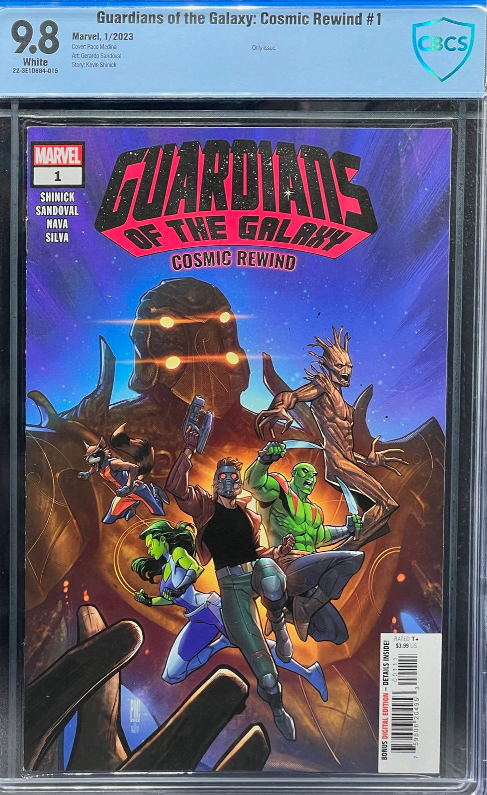 Guardians of the Galaxy: Cosmic Rewind #1 CBCS 9.8 Blue Label