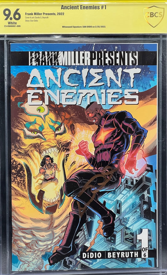 Ancient Enemies #1 CBCS 9.6 Yellow Label Dan Didio