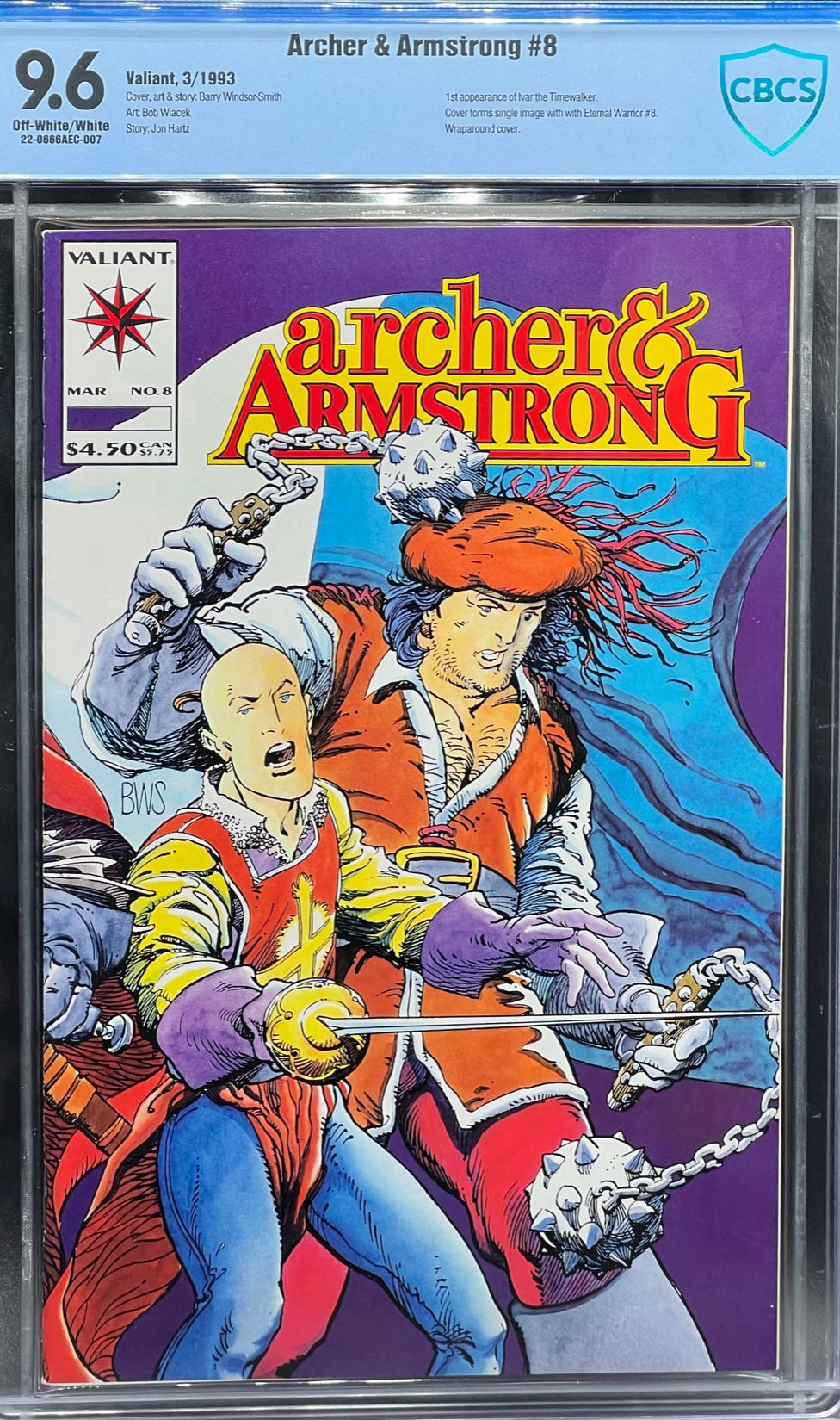 Archer & Armstrong #8 CBCS 9.6 Blue Label