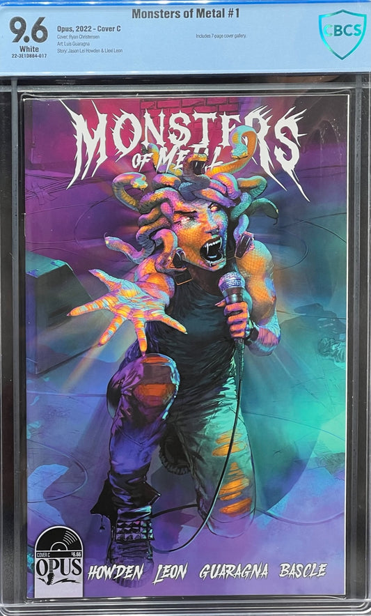 Monsters of Metal #1 Cover C CBCS 9.6 Blue Label