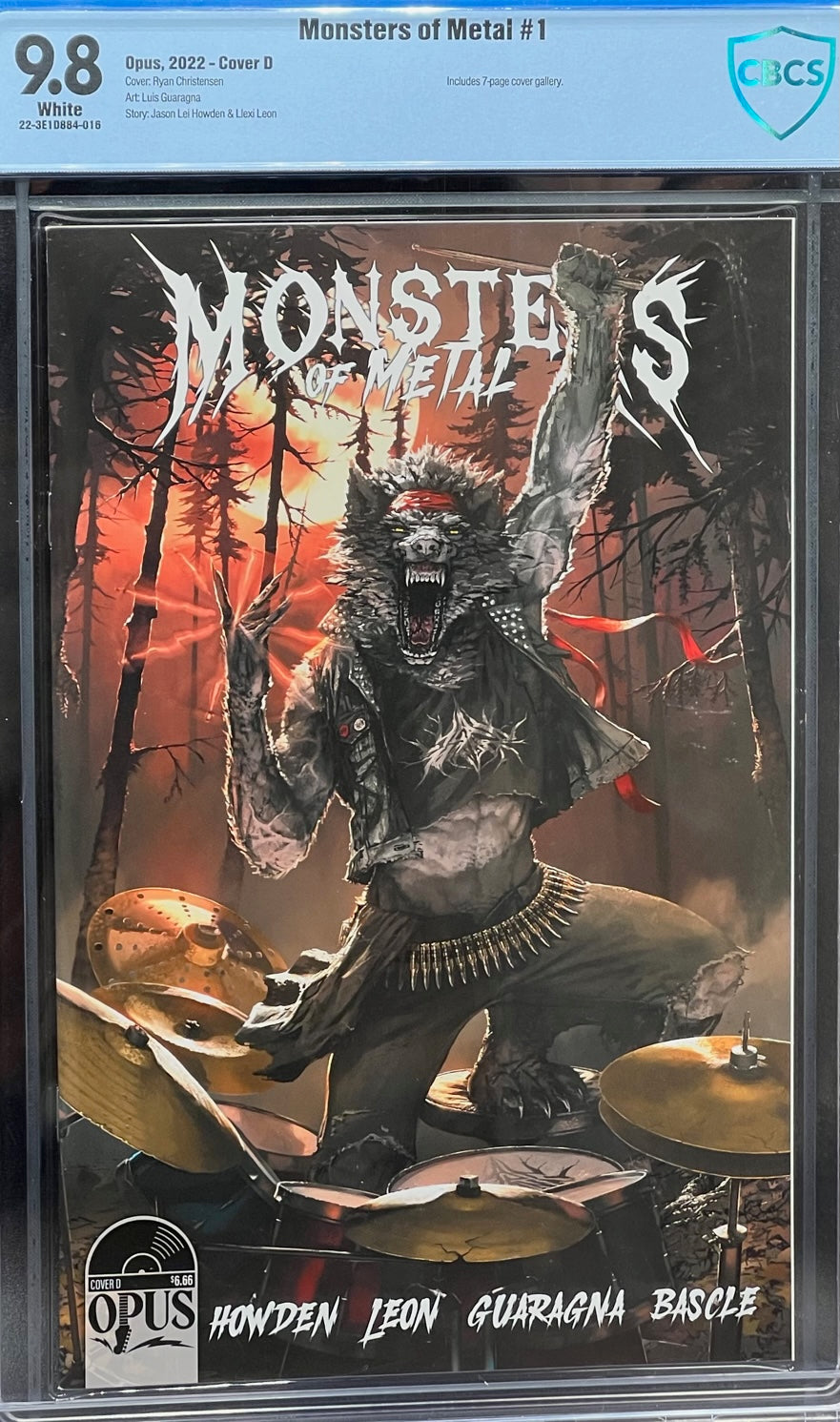 Monsters of Metal #1 Cover D CBCS 9.8 Blue Label