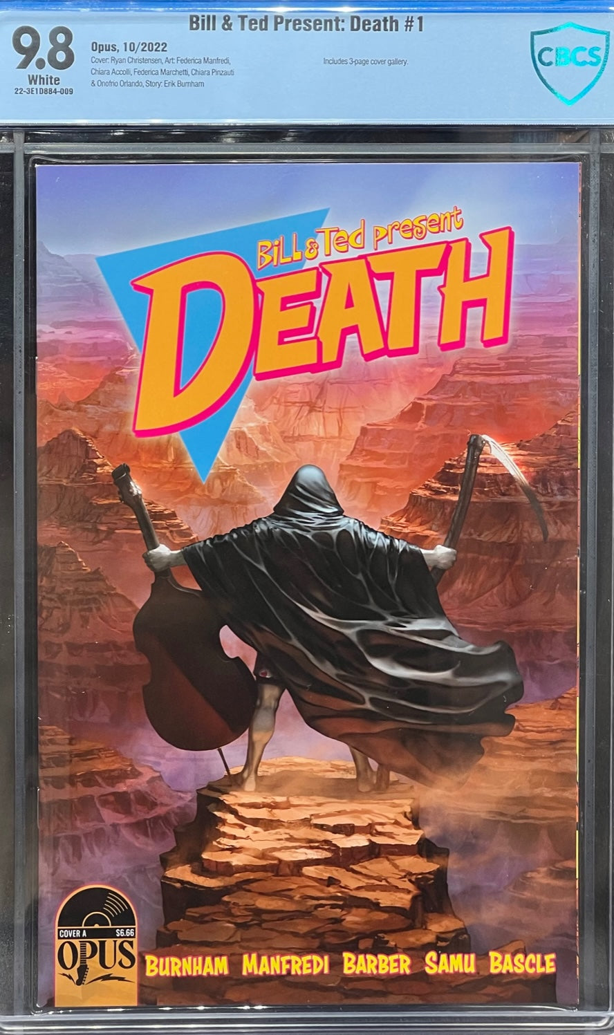 Bill & Ted Present: Death #1 CBCS 9.8 Blue Label