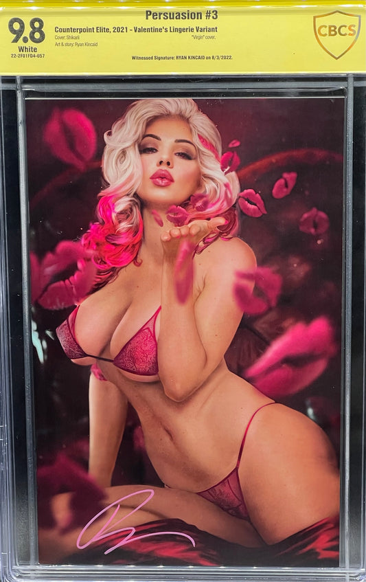 Persuasion #3 Valentine's Lingerie Variant CBCS 9.8 Yellow Label