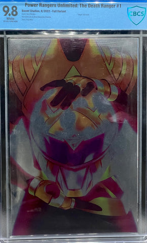 Power Rangers Unlimited: The Death Ranger #1 Foil Variant CBCS 9.8 Blue Label