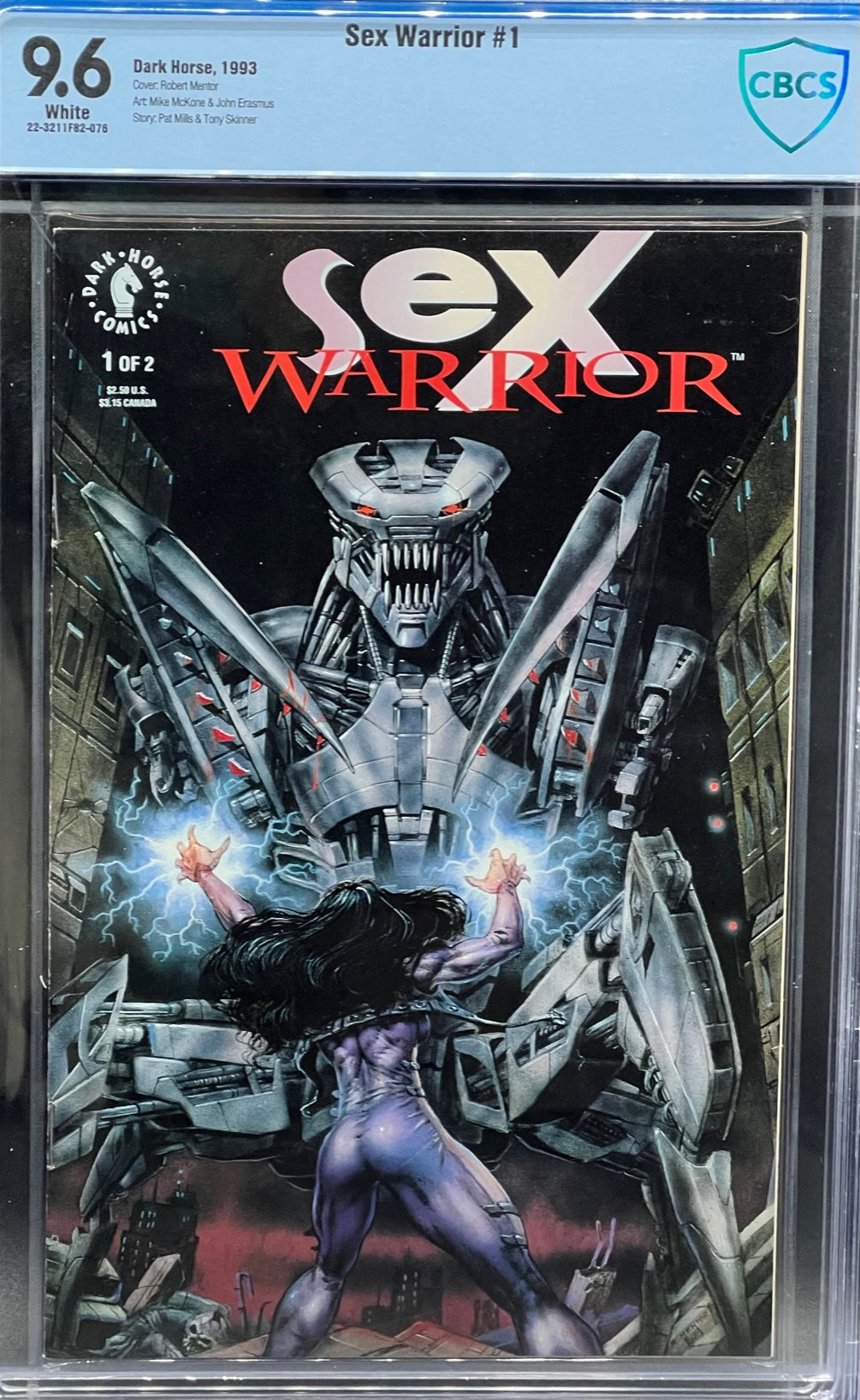 Sex Warrior #1 CBCS 9.6 Blue Label – Clan McDonald Comics