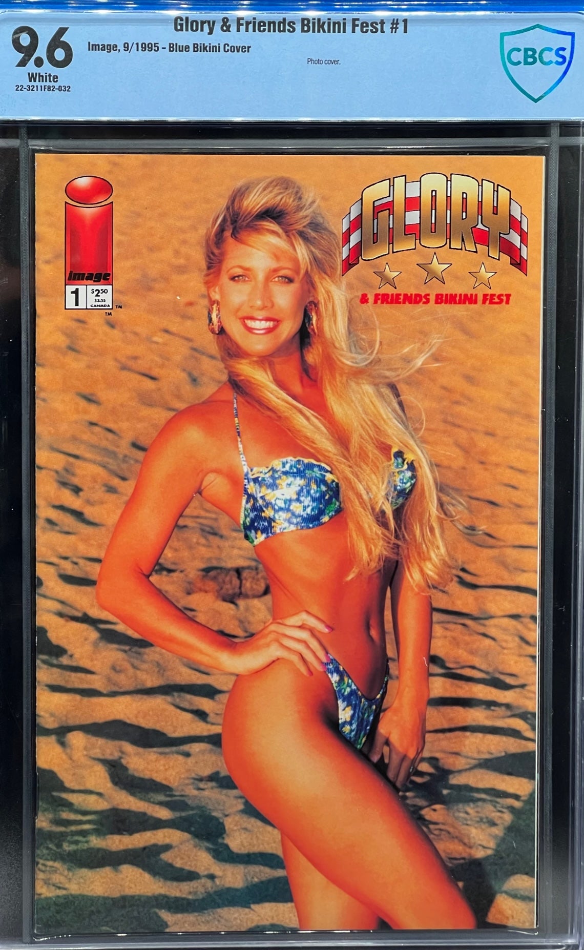 Glory & Friends Bikini Fest #1 Blue Bikini Cover CBCS 9.6 Blue Label