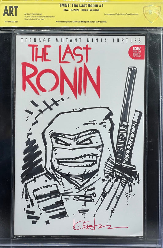 TMNT: The Last Ronin #1 Kevin Eastman Sketch Blank Exclusive CBCS Yellow Label ART Grade