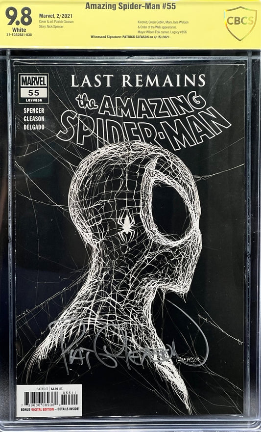 Amazing Spider-Man #55 CBCS 9.8 Yellow Label Patrick Gleason