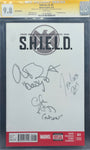 S.H.I.E.L.D #1 CGC Signature Series 9.8  Signed by Jeph Loeb & Chloe Bennett & Clark Gregg