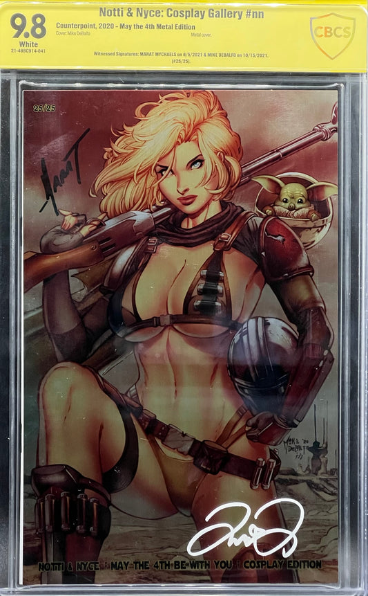 Notti & Nyce: Cosplay Gallery #nn May the 4th Metal Edition CBCS 9.8 Yellow Label Marat Mychaels & Mike DeBalfo