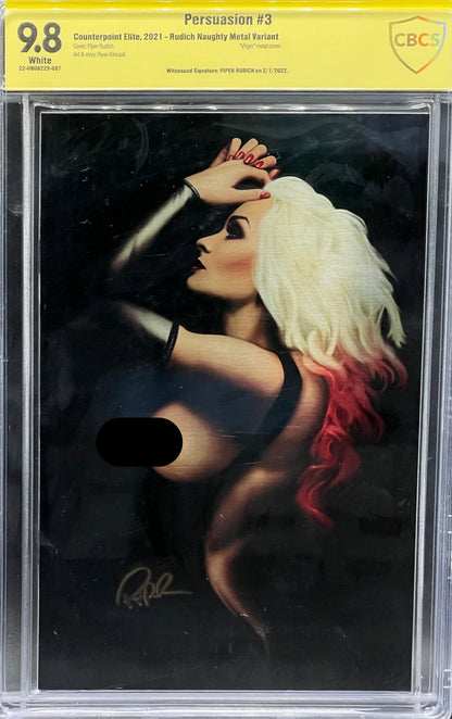 Persuasion #3 Rudich Naughty Metal Variant CBCS 9.8 Yellow Label