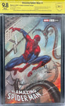 Amazing Spider-Man #1 Invaders Exclusive Variant CBCS 9.8 Yellow Label ~ QUAD SIGNED!