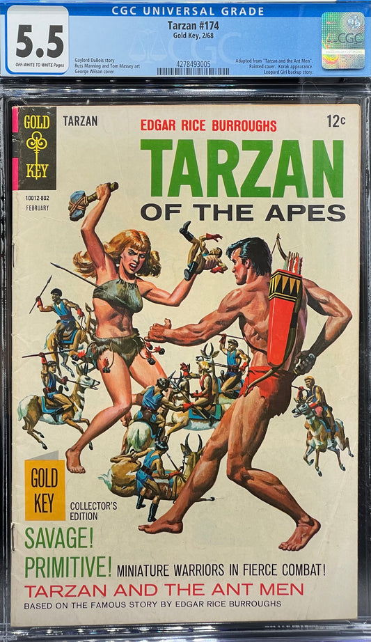 Tarzan #174 CGC Universal Grade 5.5 - 1968