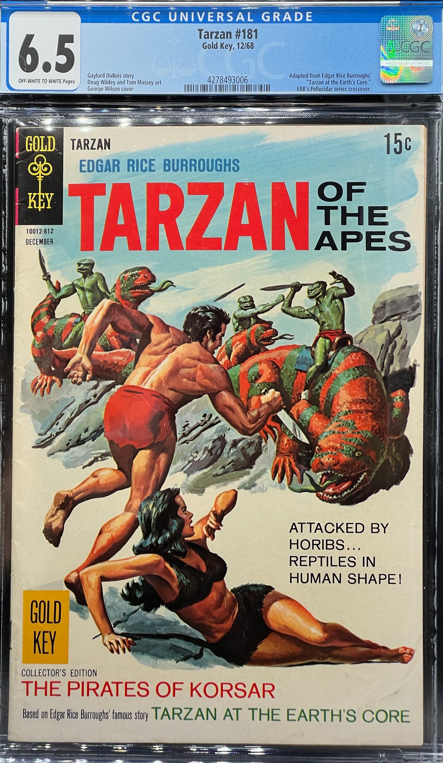 Tarzan #181 CGC Universal Grade 6.5 - 1968