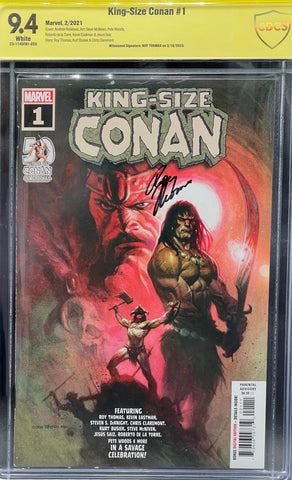King-Size Conan #1 CBCS 9.4 Yellow Label Roy Thomas