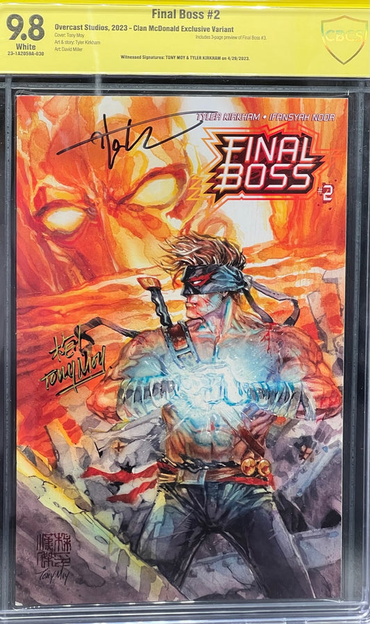 Final Boss #2 Clan McDonald Exclusive Variant CBCS 9.8 Yellow Label Tony Moy & Tyler Kirkham