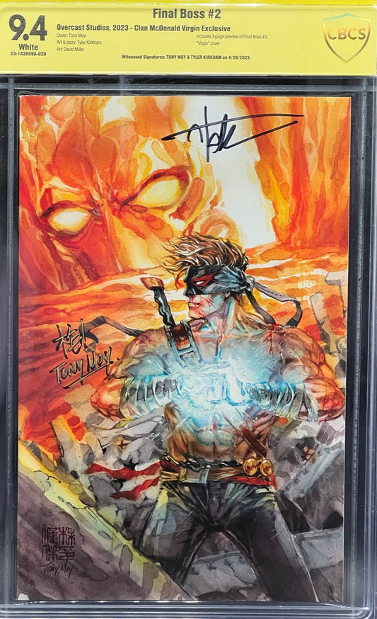 Final Boss #2 Clan McDonald Virgin Exclusive CBCS 9.4 Yellow Label Tony Moy & Tyler Kirkham