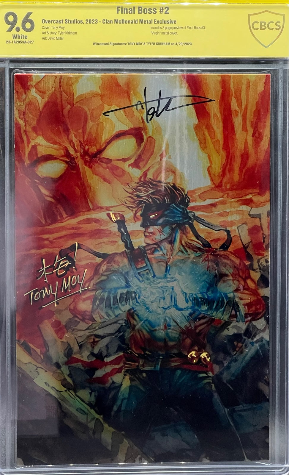 Final Boss #2 Clan McDonald Metal Exclusive CBCS 9.6 Yellow Label Tony Moy & Tyler Kirkham