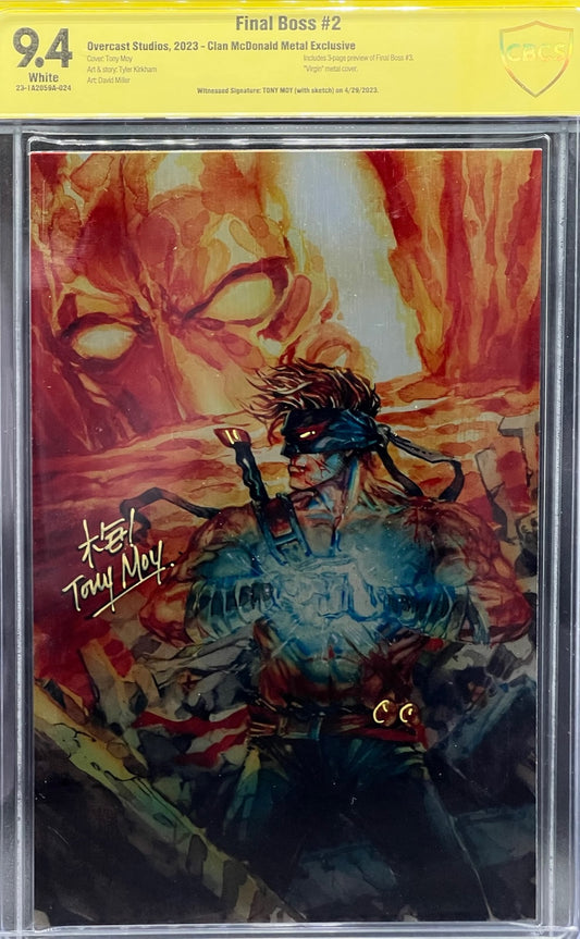 Final Boss #2 Clan McDonald Metal Exclusive CBCS 9.4 Yellow Label Tony Moy