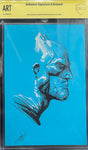 Authentic Signature & Artwork Batman Side Profile by JOHNNY DESJARDINS CBCS ART Grade