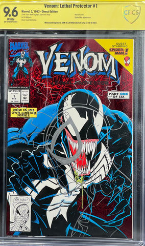 Venom: Lethal Protector #1 CBCS 9.6 Yellow Label Sam De La Rosa ~ REMARK! 1993