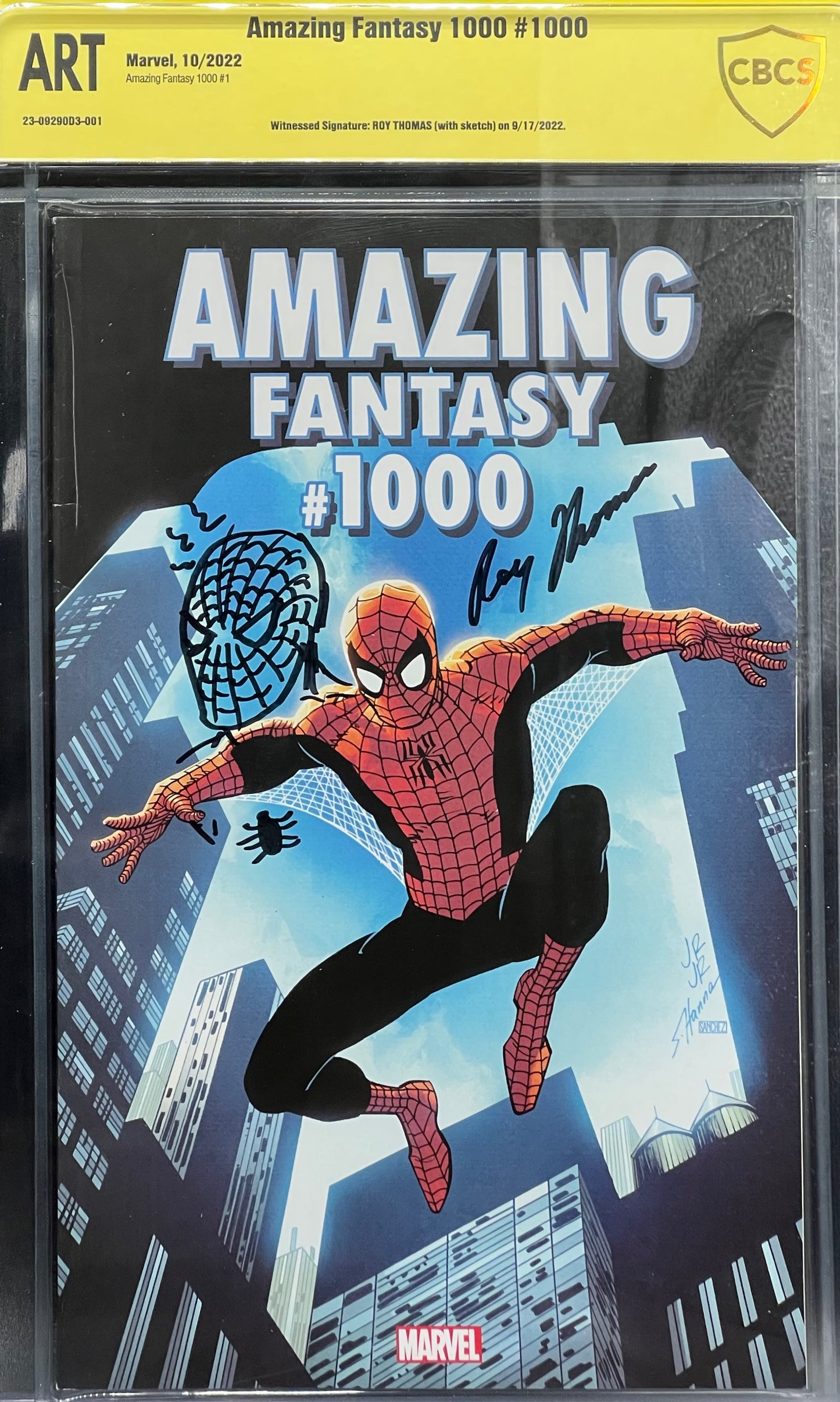 Amazing Fantasy 1000 #1000 CBCS ART Grade Roy Thomas ~ REMARK!