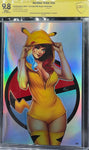 Hardlee Thinn Fan Expo CMC Pikachu Exclusive #1 SET of 4 Variants CBCS 9.8 YELLOW LABELS